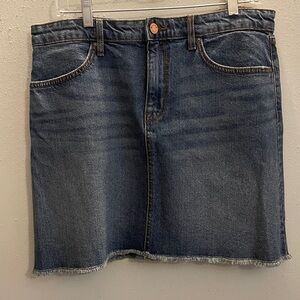 William Rast Dark Denim Mini Skirt great with tights